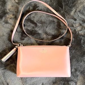 Small light pink Kate Spade crossbody